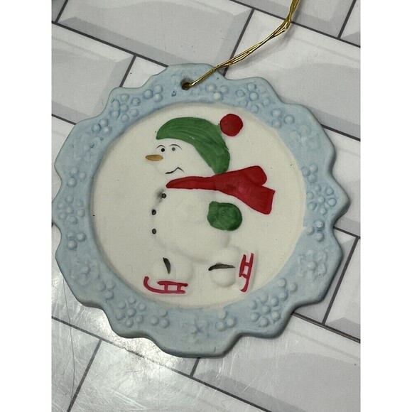 Vintage Jasco Beaver Jingle Bell & 4 Chistmas Ornaments Lot of 5 Ceramic Taiwan - Picture 4 of 14